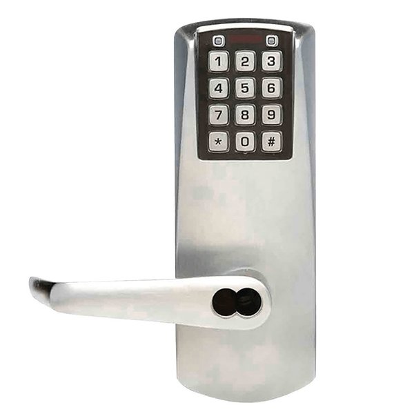 Dormakaba E-Plex 2000 Cylindrical Lock, 100 Access Codes, 1,000 Audit Events, 2-3/8-in Backset, 1/2-in Throw,  E2032BLL-626-41